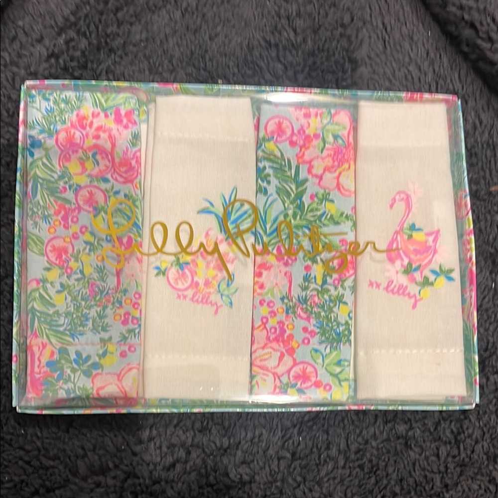 Lilly Pulitzer Floral Napkin Set